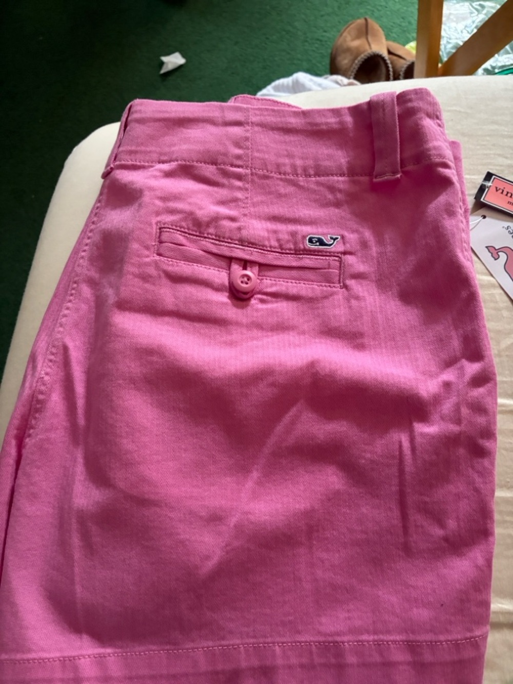 Vineyard Vines Five-Pair Chino Shorts in Navy, Light Blue, Magenta, Pink & White - Picture 3 of 3